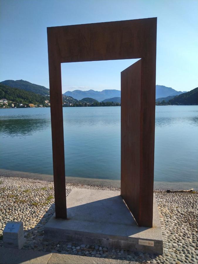 Vila Casa Tiziana Lavena Ponte Tresa Exteriér fotografie